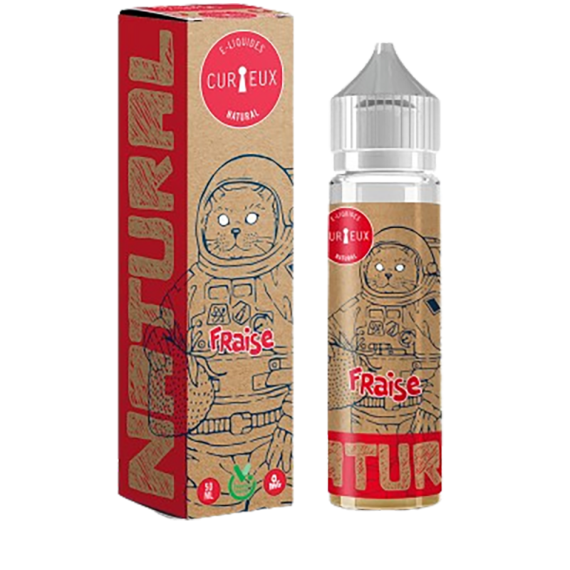 Fraise 50ml Natural (Végétol) Curieux