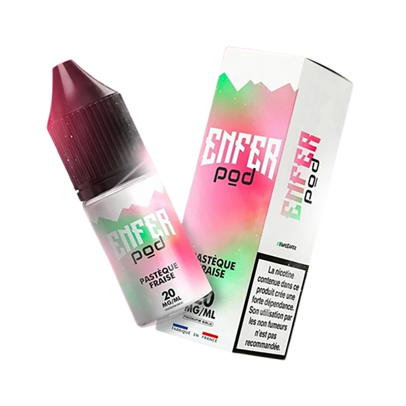 Pastèque Fraise Nic Salt Enfer Pod 10ml Vape 47.