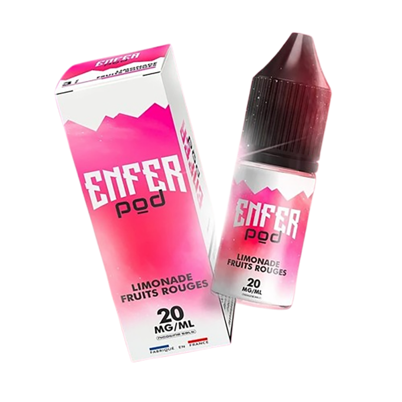 Limonade de Fruits Rouges Nic Salt Enfer Pod 10ml Vape 47.
